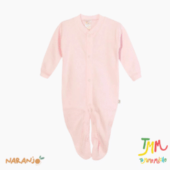 Enterito Dormilon Liso Rosa/Salmon