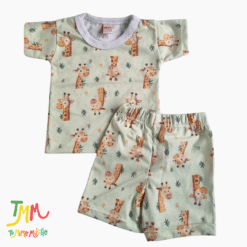 Conjunto Remera y Short Jirafa Verde - Imagen 2