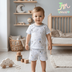 Conjunto Remera y Short Conejitos Nube