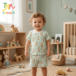 Conjunto Remera y Short Jirafa Verde