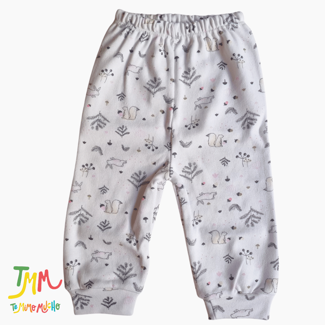 Pantaloncito Ardillitas Blanco - Image 2