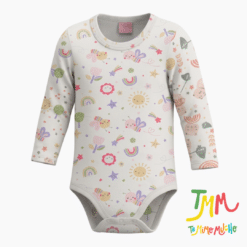 Body Manga Larga Avejita Arcoiris