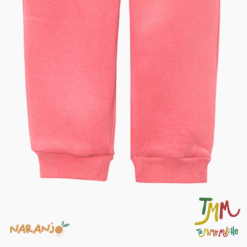 Pantalon Joggin Naranjo color  Coral - Imagen 3