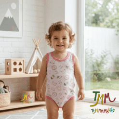 Body Musculosa Monito Rosa - Imagen 6