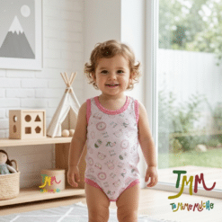 Body Musculosa Monito Rosa