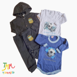 Set TALLE 1 - 4 PRENDAS BEBE MUNDIAL - ART 376 Promo por FALLA