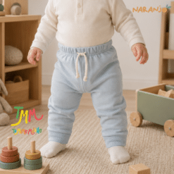 Pantalon Joggin Naranjo color Celeste