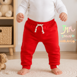 Pantalon Joggin Naranjo color Rojo