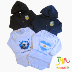 Set TALLE 2 - 4 PRENDAS BEBE MUNDIAL - ART 379