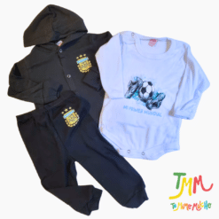 Set TALLE 2 - 3 PRENDAS BEBE MUNDIAL - ART 382