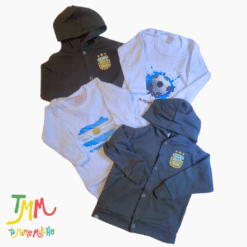 Set TALLE 3 - 4 PRENDAS BEBE MUNDIAL - ART 383