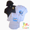 Set TALLE 4 - 3 PRENDAS BEBE MUNDIAL - ART 386