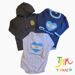 Set TALLE 4 - 3 PRENDAS BEBE MUNDIAL - ART 387