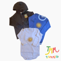 Set TALLE 4 - 3 PRENDAS BEBE MUNDIAL - ART 389