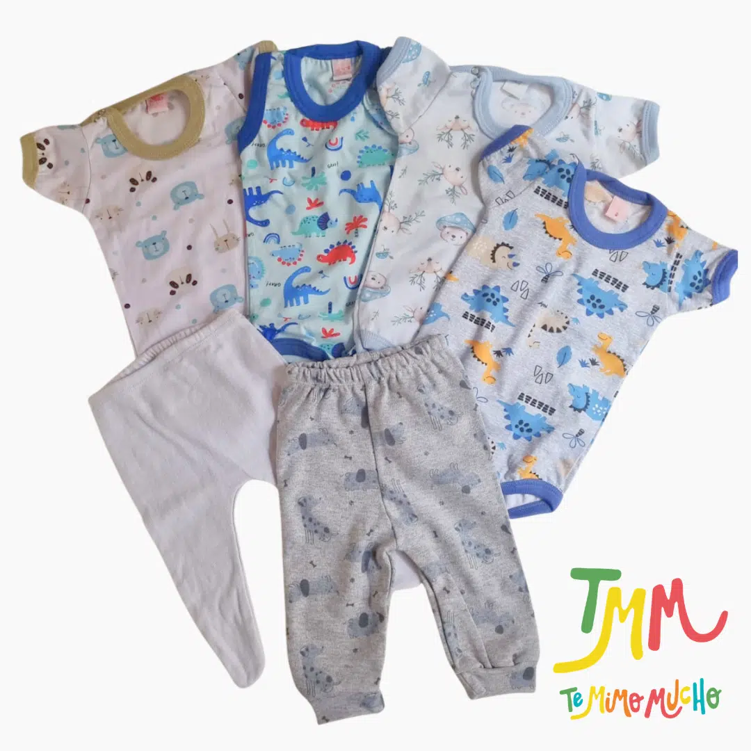 Set TALLE 0 - 6 PRENDAS BEBE - ART 396