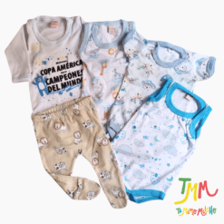 Set TALLE 0 - 5 PRENDAS BEBE - ART 395
