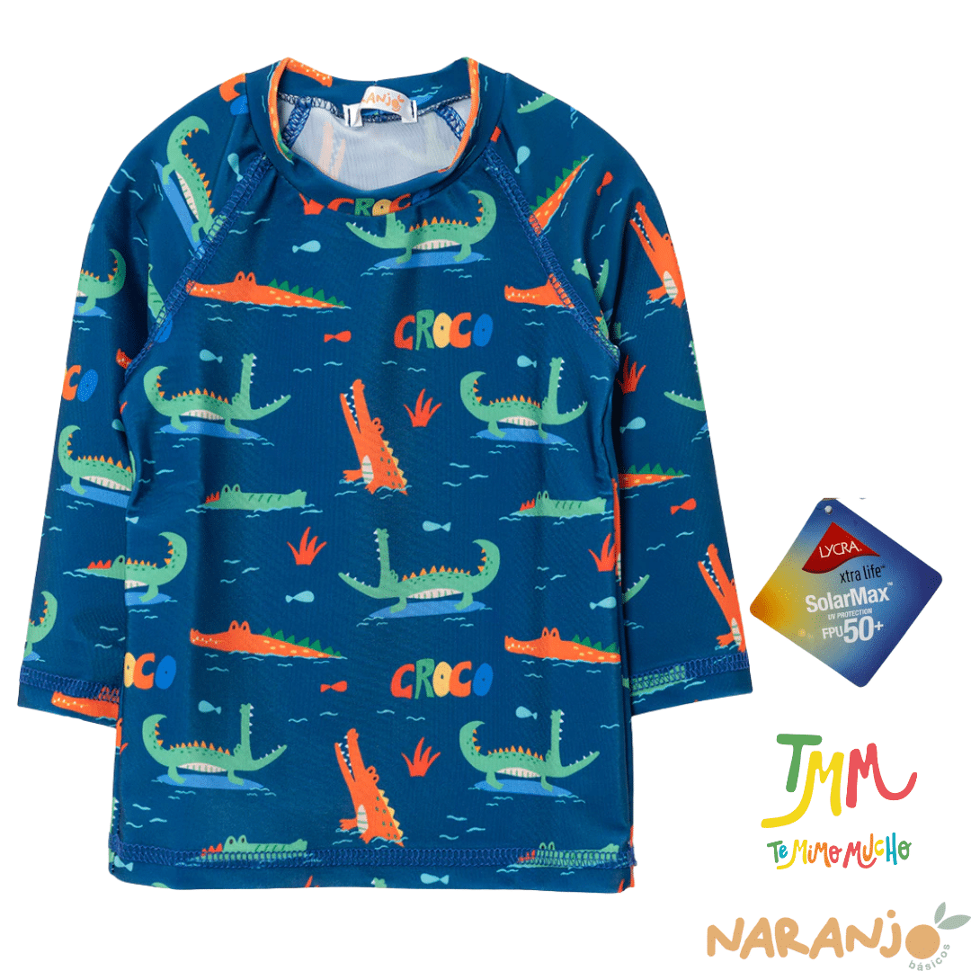 Conjunto malla proteccion uv 50+ NARANJO COCO - Imagen 2