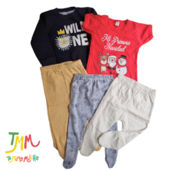 Set TALLE 1 - 5 PRENDAS BEBE - ART 407