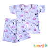 Conjunto Remera y Short  Caras animalitos Rosa