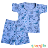 Conjunto Remera y Short Dino Gris