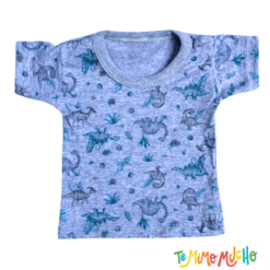 Conjunto Remera y Short Dino Gris - Imagen 4