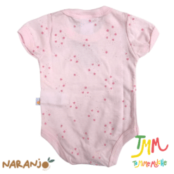Body NARANJO ESTRELLITAS Rosa Manga Corta - Imagen 3