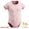 Body NARANJO ESTRELLITAS Rosa Manga Corta