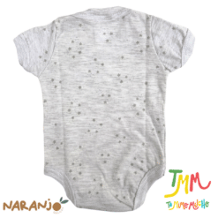 Body NARANJO ESTRELLITAS Melange Manga Corta - Imagen 3