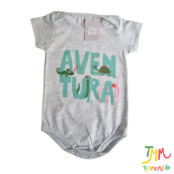 Conjunto body y short Aventura Melange y Verde - Imagen 4