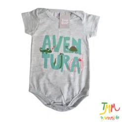 Conjunto body y short Aventura Melange y Verde - Imagen 4