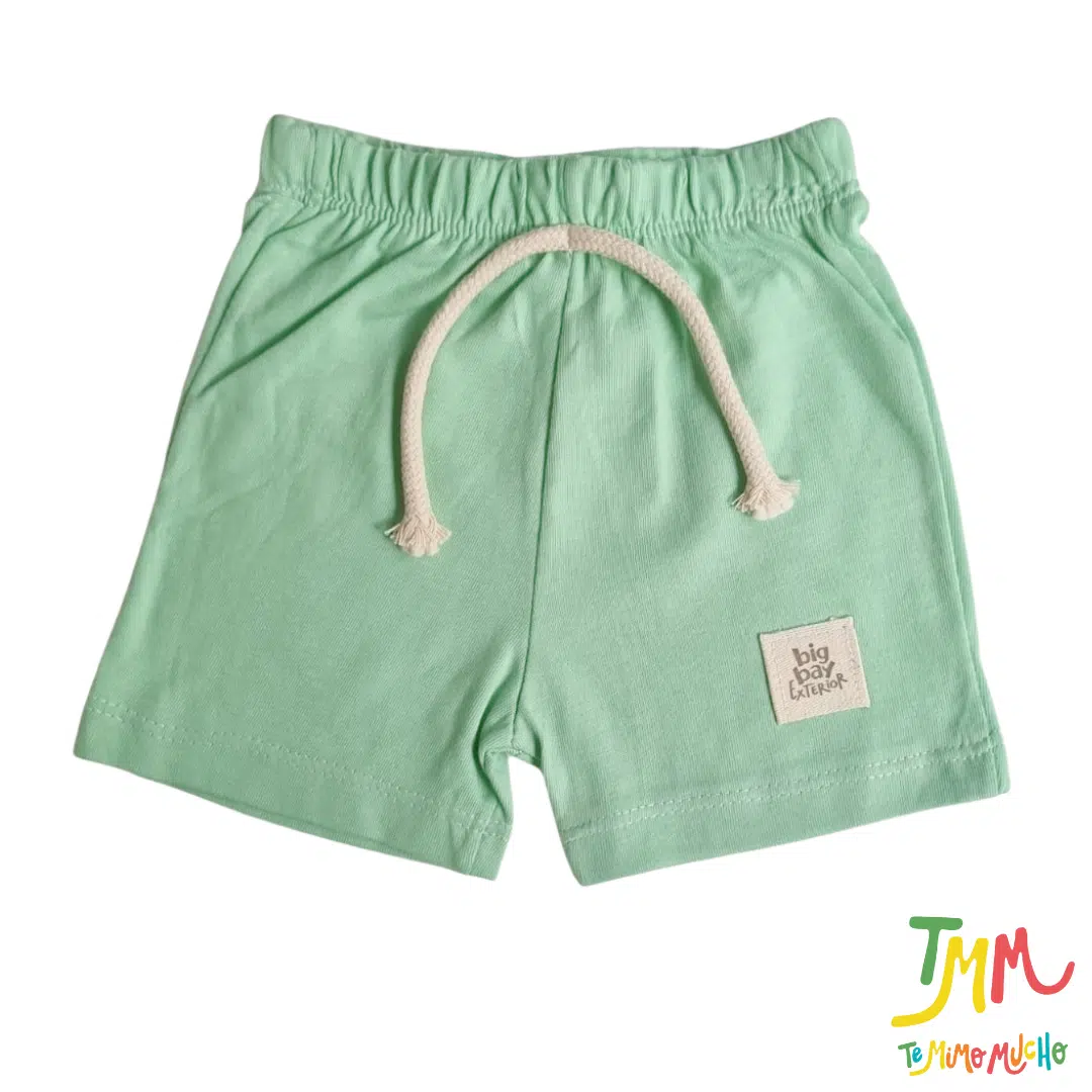 Conjunto body y short Aventura Melange y Verde - Imagen 5