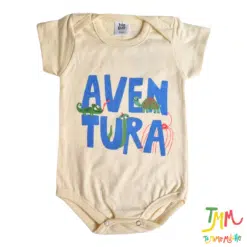 Conjunto body y short Aventura Beige y Celeste - Imagen 2