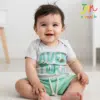Conjunto body y short Aventura Melange y Verde