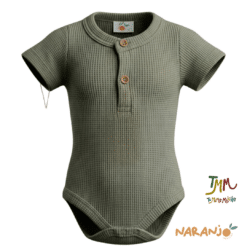 Body NARANJO wafle verde