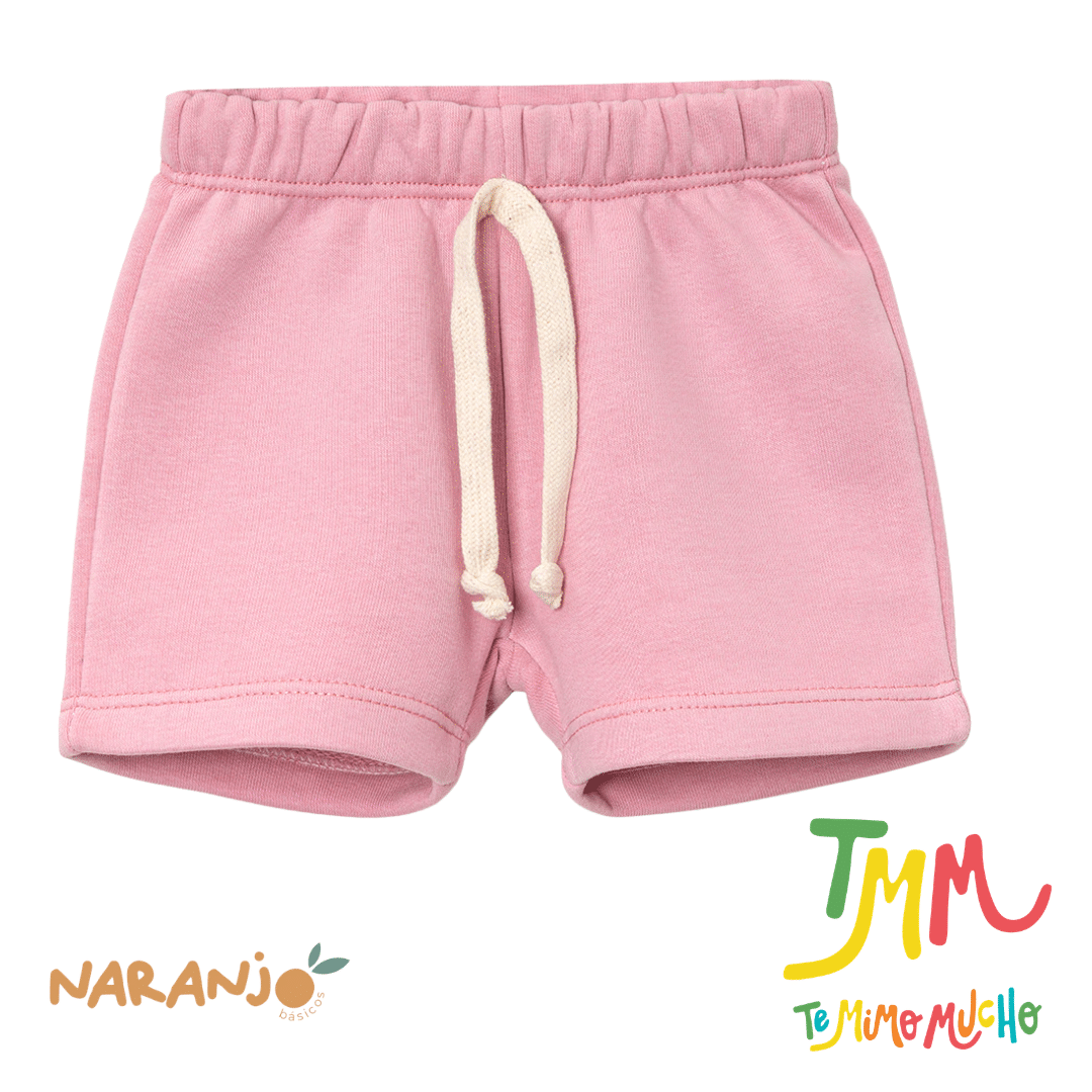 Conjunto Body + short Rosa Naranjo - Imagen 3