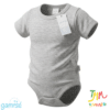 Body Manga Corta Liso GAMISE Melange