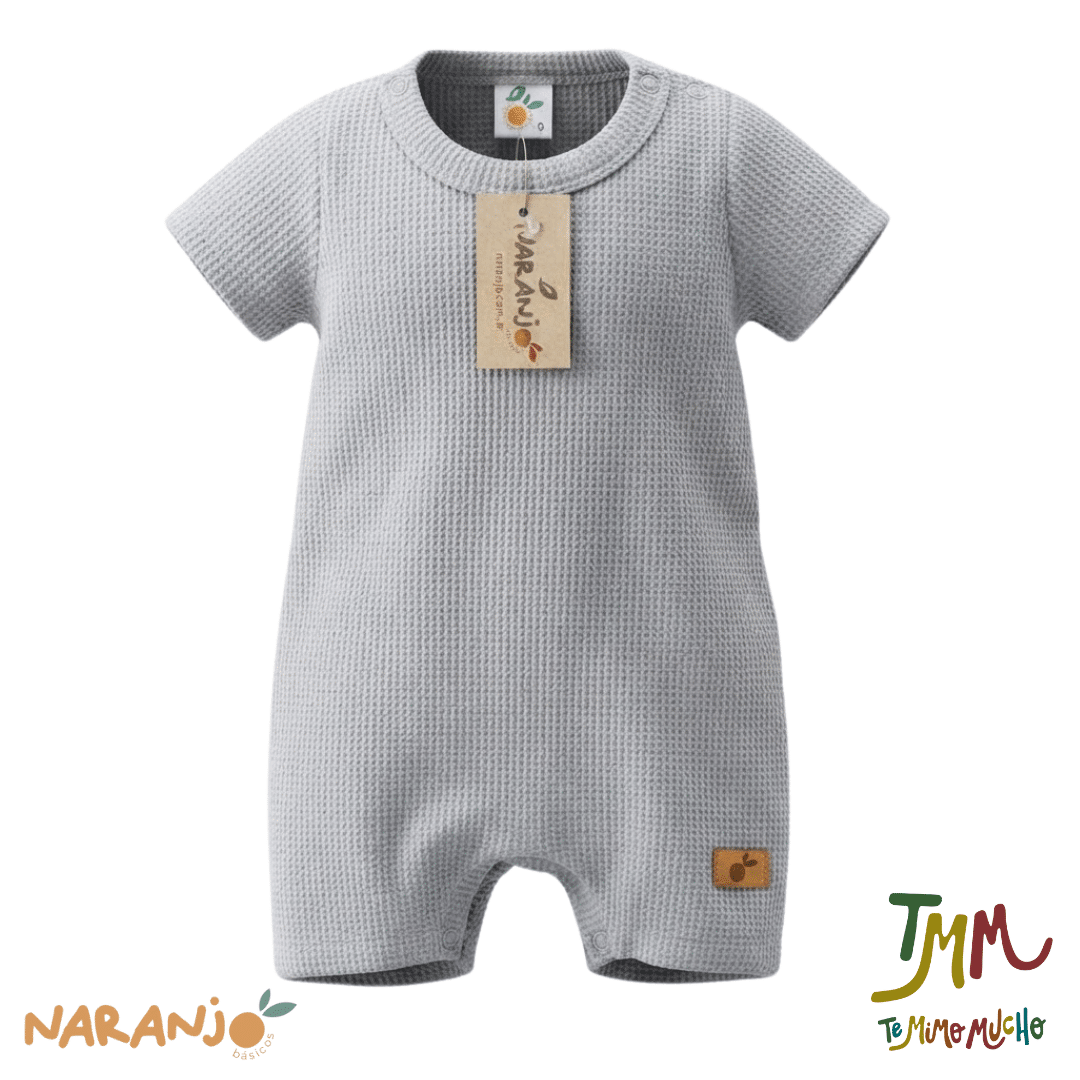 Enterito Wafle Gris Naranjo