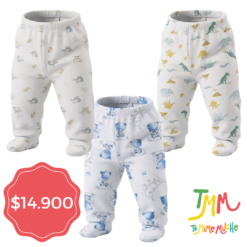 SET X3 RANITAS BEBE Estampadas