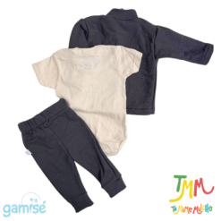 Conjunto Camperita y Pantalon + Body Negro  Gamisé - Imagen 2