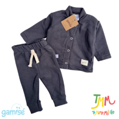Conjunto Camperita y Pantalon + Body Negro  Gamisé - Imagen 4