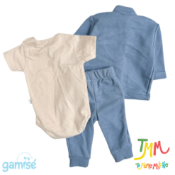 Conjunto Camperita y Pantalon + Body Azul Gamisé - Imagen 2