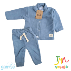 Conjunto Camperita y Pantalon + Body Azul Gamisé - Imagen 4