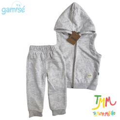 Conjunto Camperita chaleco y Pantalon + Remera manga corta - Melange - Gamisé - Imagen 2