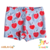 SHORT MALLA Proteccion UV Manzanitas NARANJO