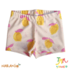 SHORT MALLA Proteccion UV Limoncitos NARANJO