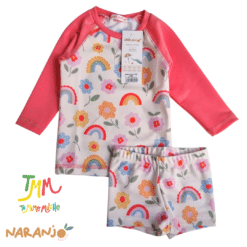 Conjunto malla proteccion uv Arcoiris NARANJO - Imagen 2