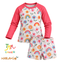 Conjunto malla proteccion uv Arcoiris NARANJO