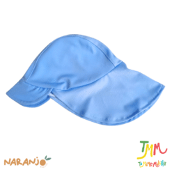 GORRO LEGIONARIO PROTECCION UV 50+ Celeste NARANJO - Imagen 2