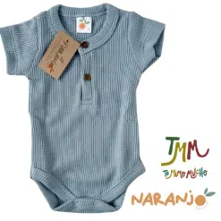 Body NARANJO wafle celeste - Imagen 2