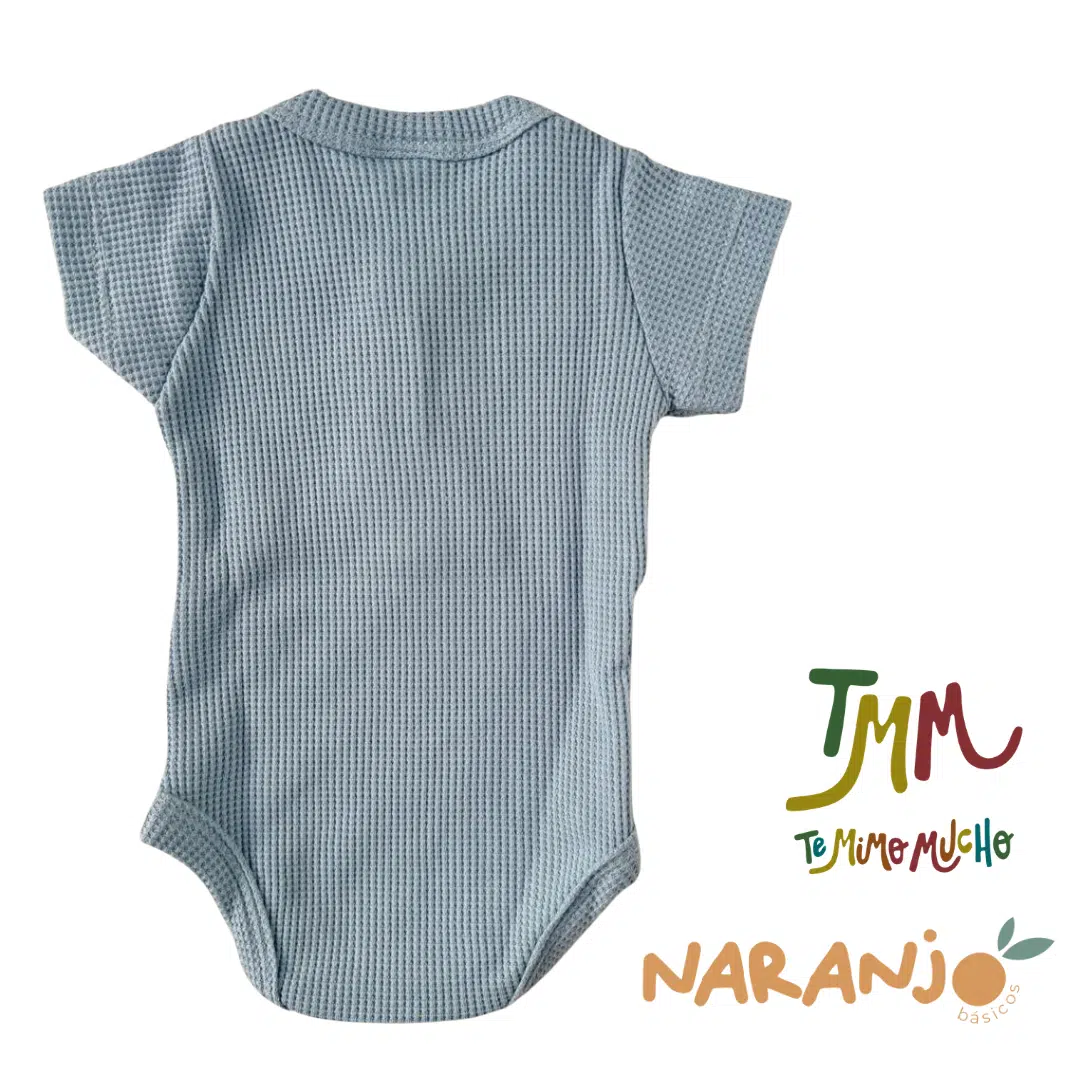 Body NARANJO wafle celeste - Imagen 4